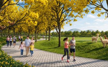 An cư ở Vinhomes Sài Gòn Park: Sự an tâm bắt đầu từ cốt đất cao 5-10 m, không lo ngập úng